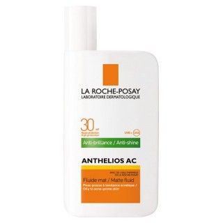 Anthelios AC SPF 30 Fine-flowing sunscreen face cream NON-GREASE TEXTURE FOR INSTANT MATTE RESULT