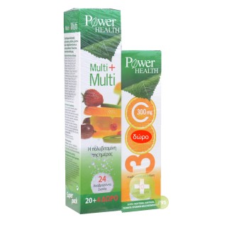 MULTI + MULTI Fizzy Drinks 20+4 WITH VIT C GIFT